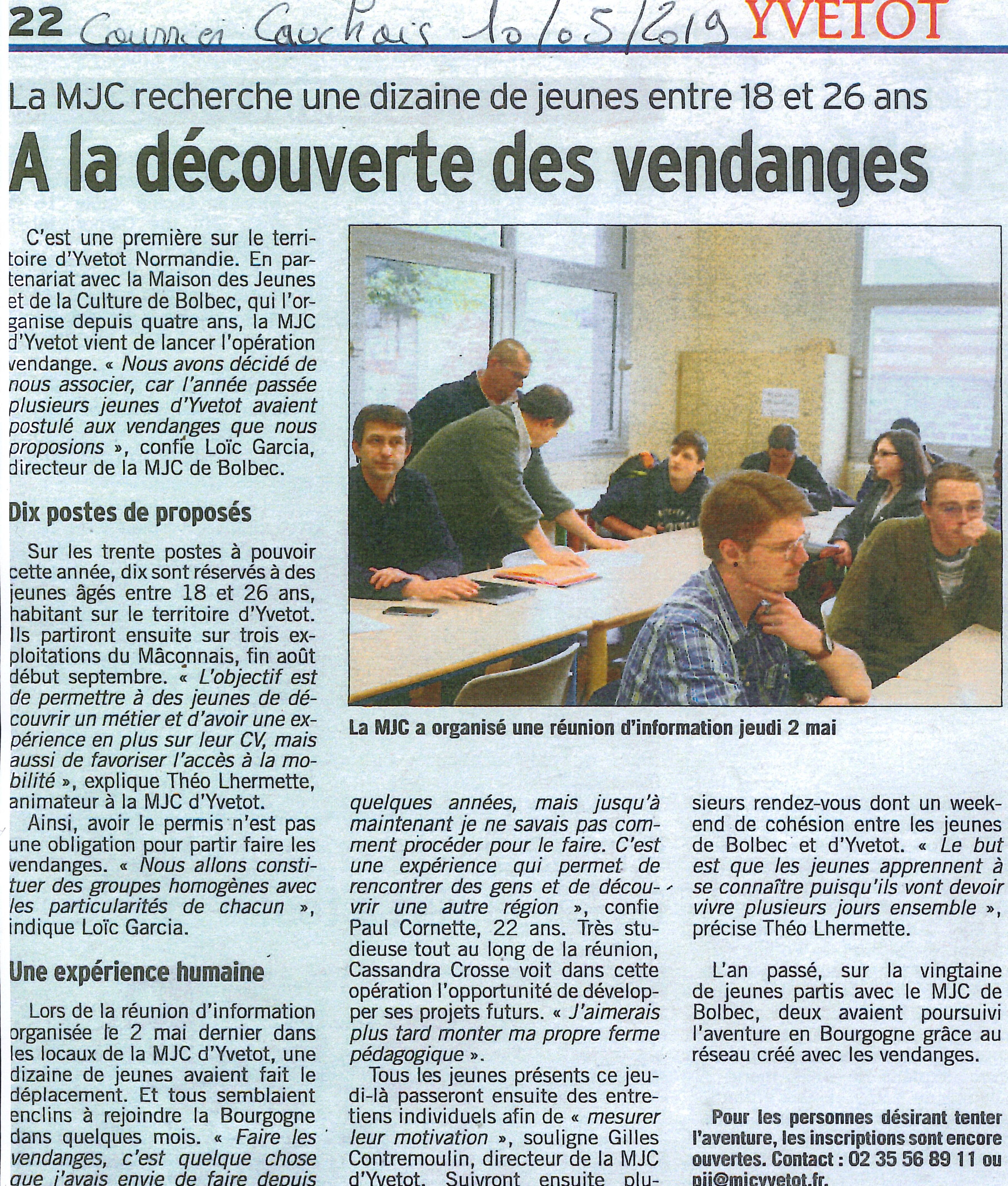 Courrier Cauchois 10 05 19