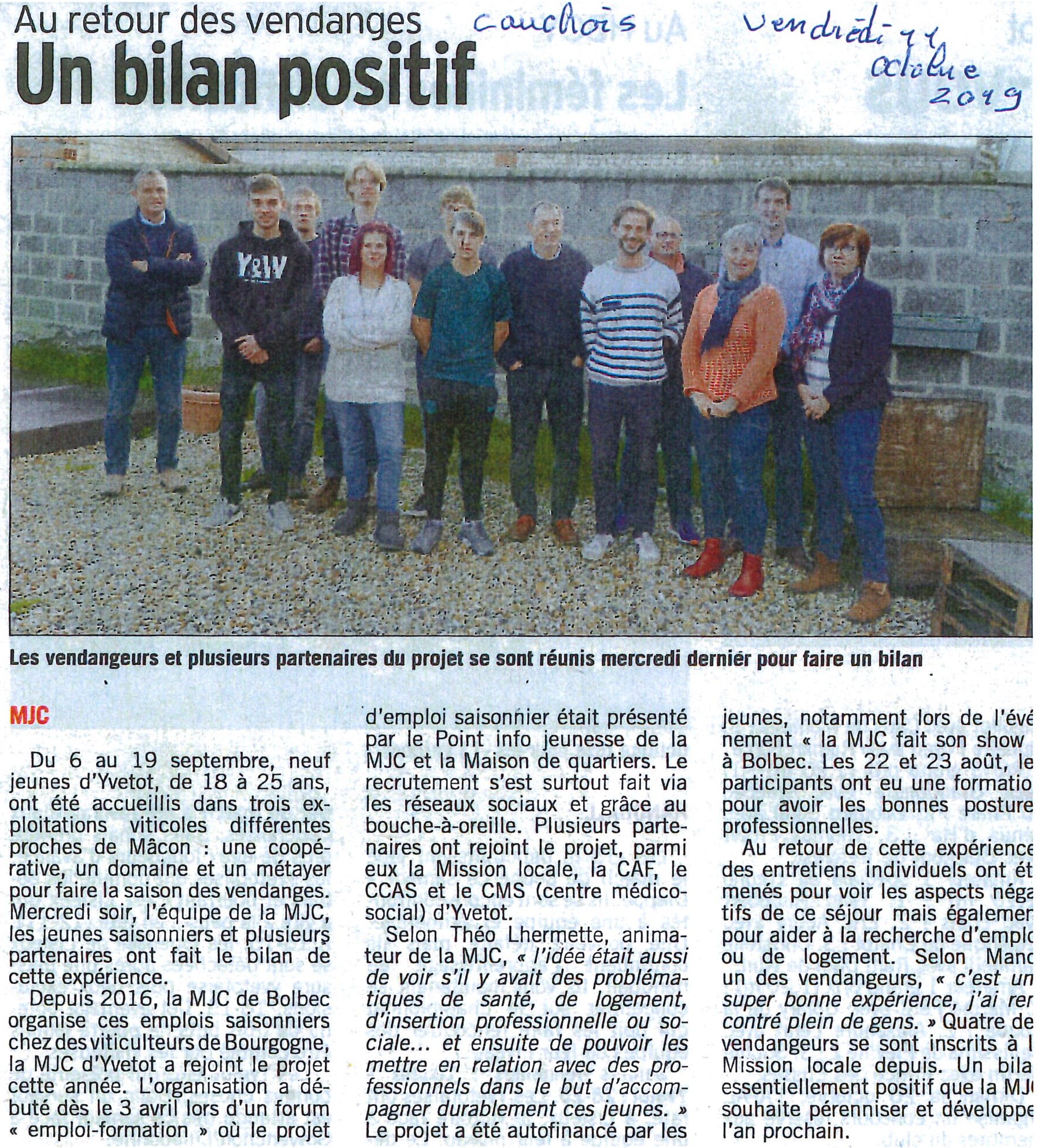 Courrier cauchois 11 10 19
