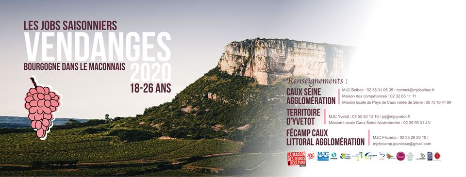 vendanges jobs saisonniers mjc yvetot