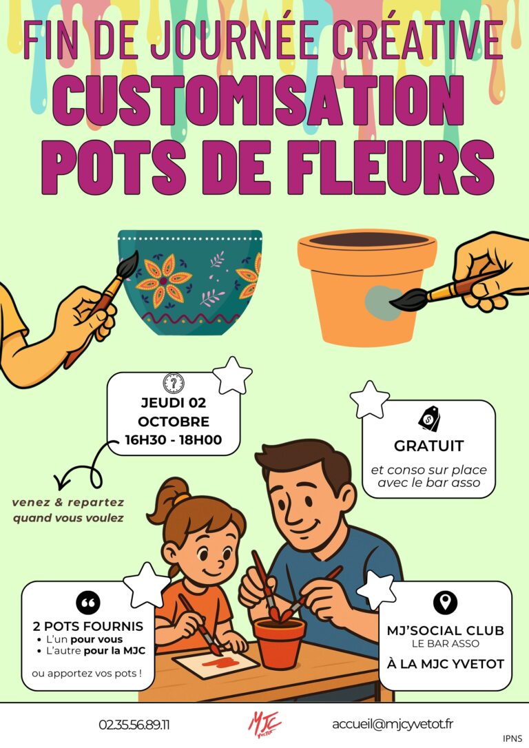 customisation pots dev fleurs bar asso